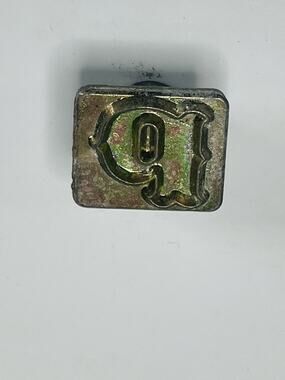 Leather Stamp P Tandy Craftool Alphabet Single Replacement Letter Size 1 Inch